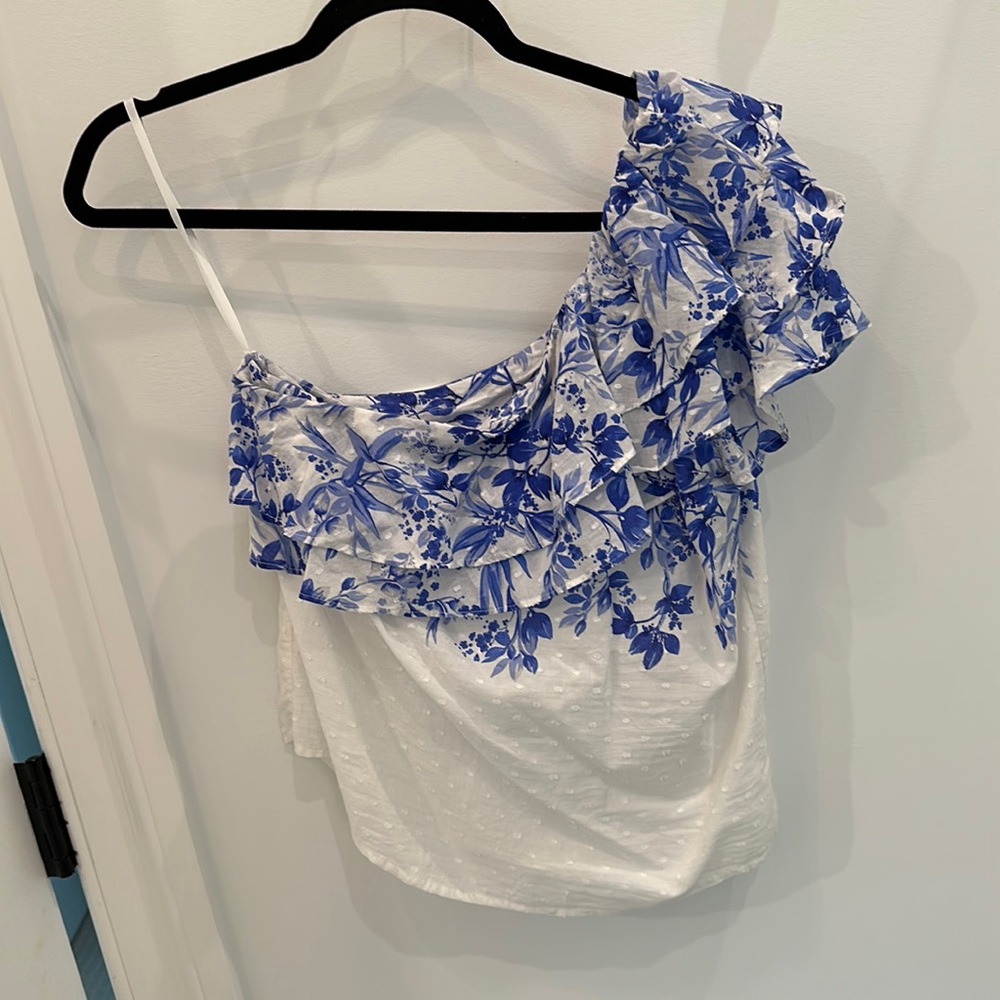 Anthropologie one shoulder top